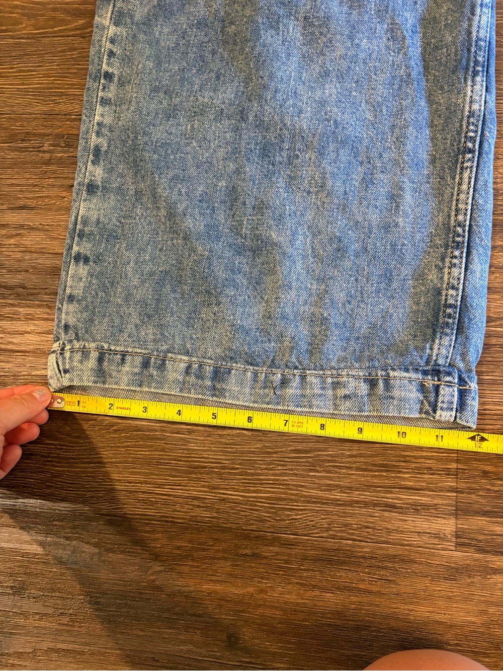 Gap Denim Women’s Pull-On High Rise Wide Leg Coastal Cropped Pants Size XL - Picture 4 of 7